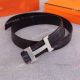 Copy Hermes Black Leather Belt Red Stitch with Brushed 'H' buckle (4)_th.jpg